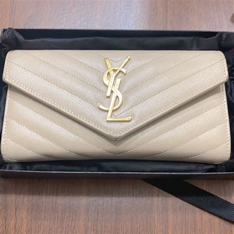 ysl taupe wallet|Saint Laurent Official Online Store .